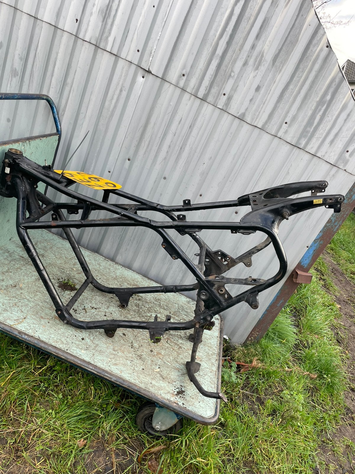 Honda goldwing frame met geldig kenteken, Motoren, Ophalen, Gebruikt