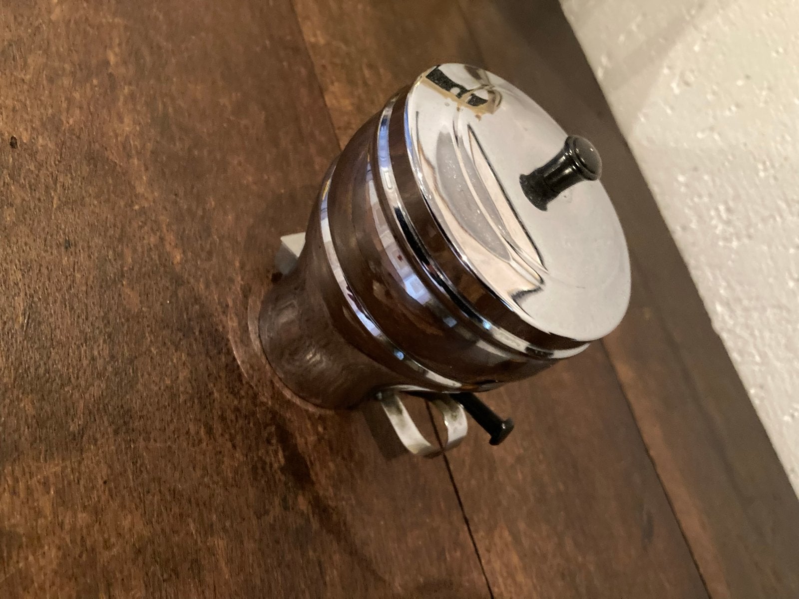 Vintage Chroom (Suko) Suikerpotje met Deksel, Ophalen