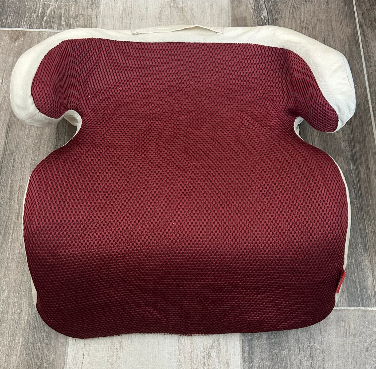 Comfortabele zitverhoger voor auto - Rood/Wit, Overige merken, 15 t/m 36 kg, Ophalen of Verzenden, Gebruikt