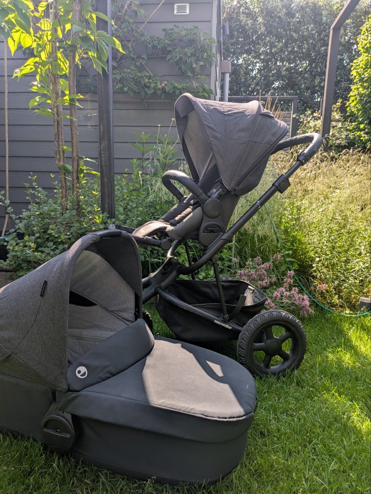 Easywalker Harvey2 met all terrain wielen en accessoires, Ophalen