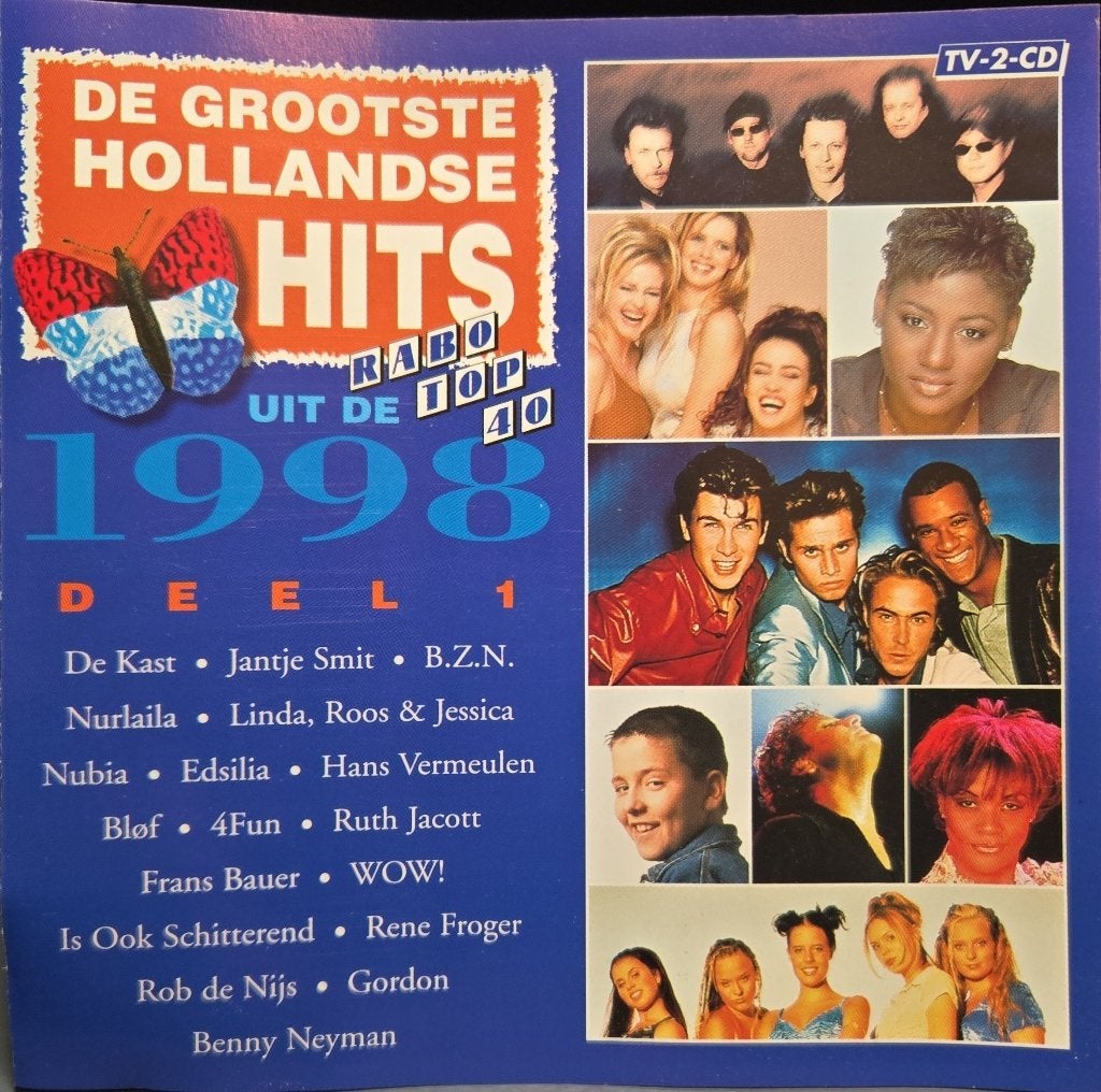 Grootste Hollandse Hits Uit De Top 40 1998/1=2cd= 2x 0,99, Ophalen of Verzenden, Zo goed als nieuw, Pop
