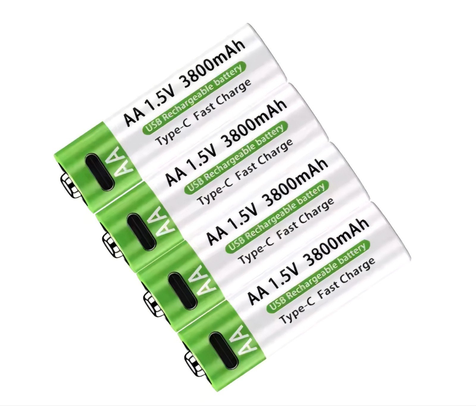 Oplaadbare AA-BATTERIJEN USB Nieuw, Ophalen of Verzenden, Nieuw, Oplaadbaar