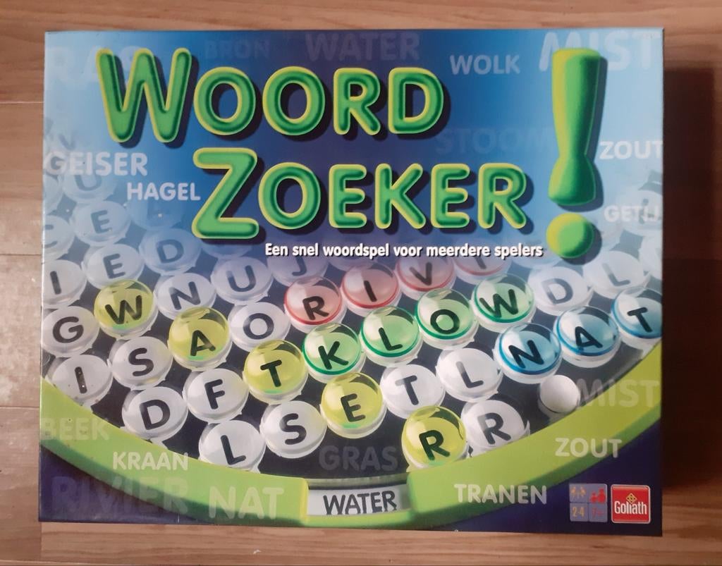 Woordzoeker spel, Drie of vier spelers, Ophalen of Verzenden, Gebruikt, Goliath