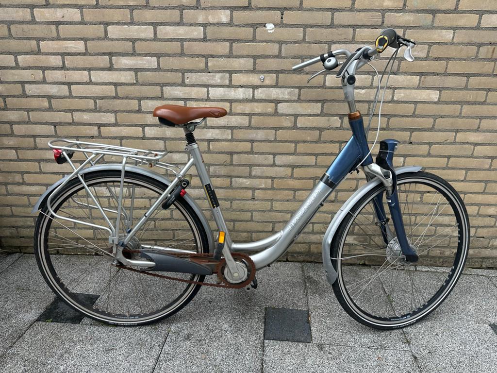 Batavus Damesfiets - Gebruikt, opknapper, Velgrem, Batavus, Ophalen of Verzenden, 53 tot 56 cm