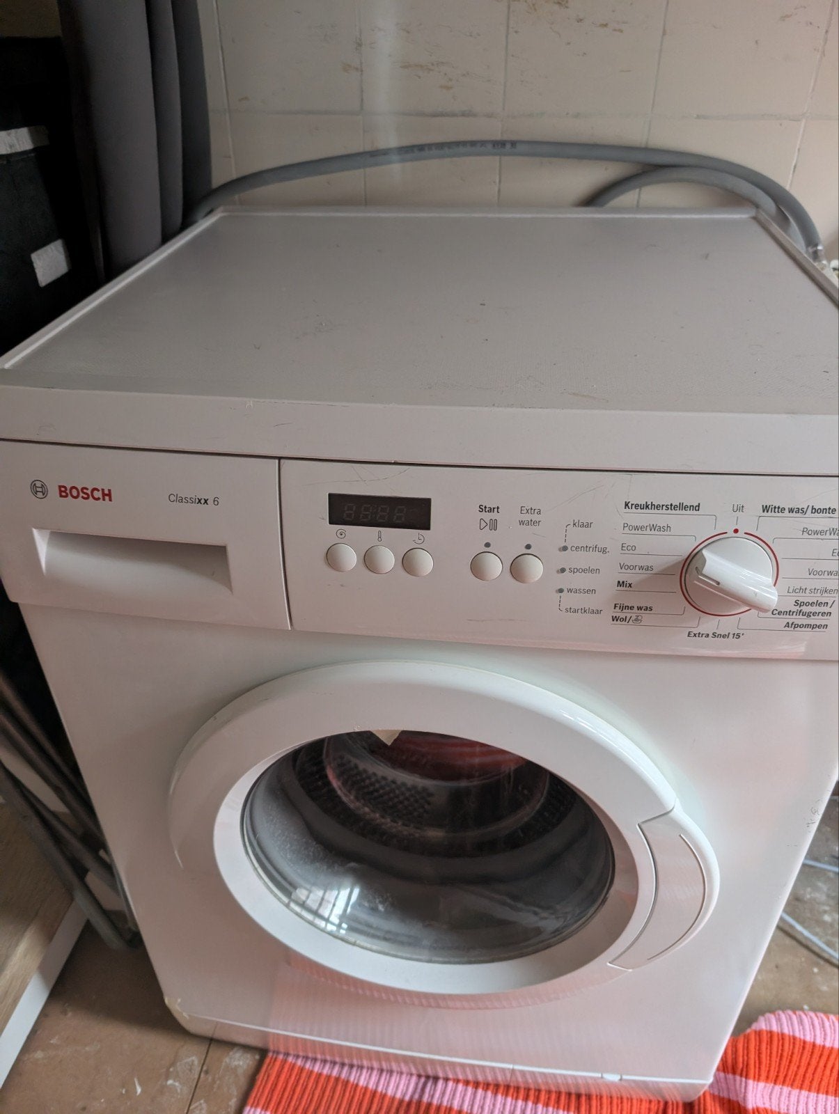 Gratis Bosch Classixx 6 Wasmachine - Werkt Perfect!, Witgoed en Apparatuur, Wasmachines, Ophalen, Gebruikt, Voorlader, 85 tot 90 cm