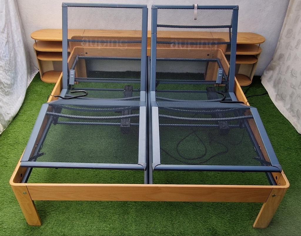 Auping Aurounde Bed 180x210cm 48cm Hoog, ., Wit, Tweepersoons, Ophalen of Verzenden