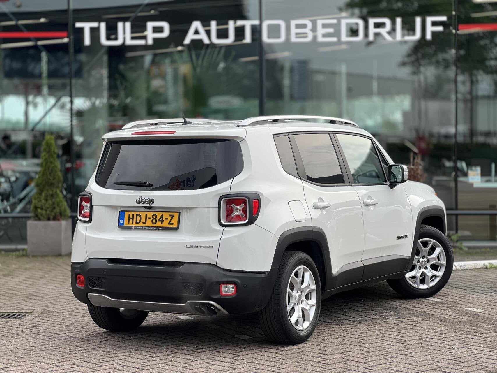 Jeep Renegade 1.4 MultiAir Limited Automaat Clima Cruise, Auto's, Stof, Gebruikt, 4 cilinders, Wit