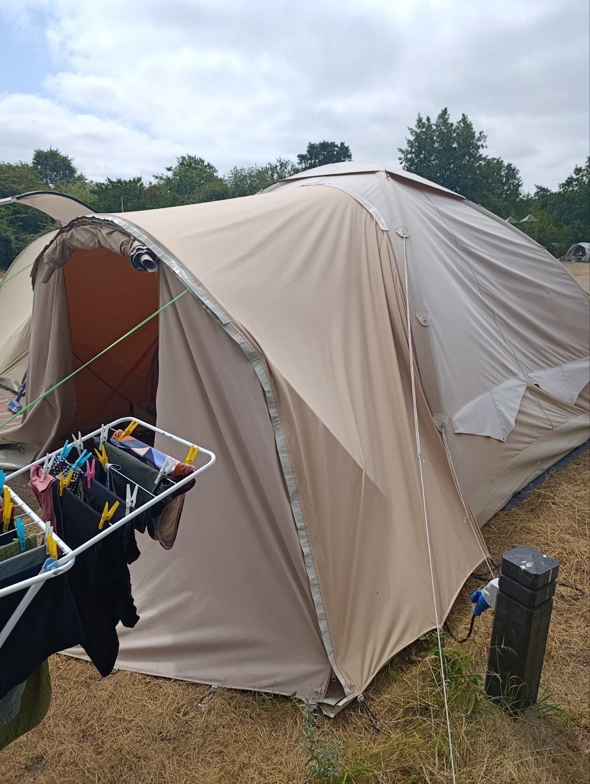 Verlengluifel met afsluitwand voor Tent Karsten 3meter, Caravans en Kamperen, Tenten, Ophalen, Gebruikt