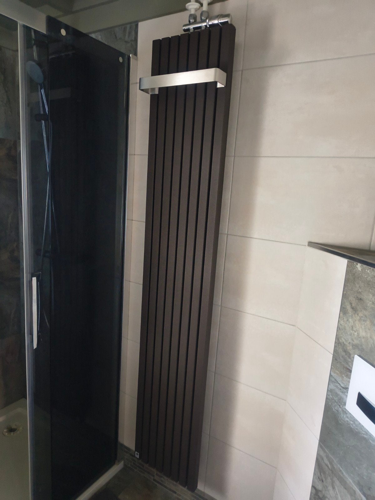 Jaga Tetra designradiator parelbruin, Ophalen, Hoog rendement (Hr), Radiator, Minder dan 60 cm