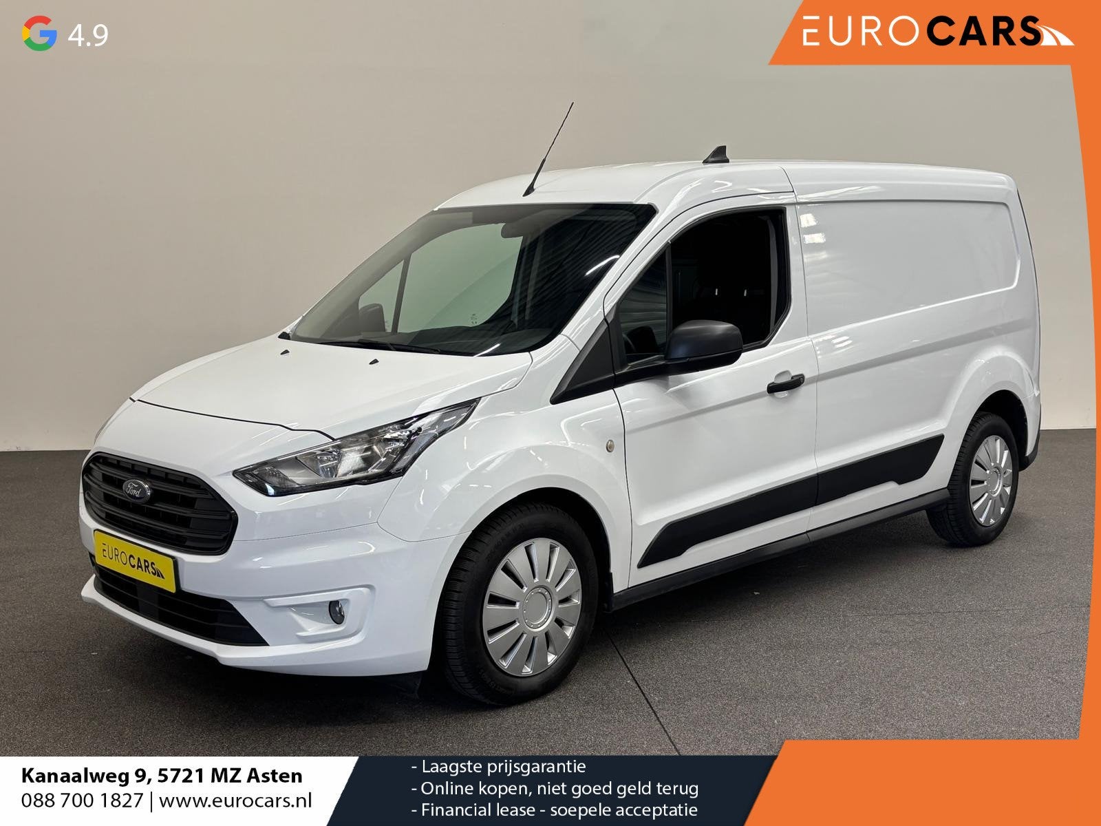 Ford Transit Connect 1.5 EcoBlue L2 Trend Automaat Airco Rad, Stof, Gebruikt, Euro 6, 4 cilinders