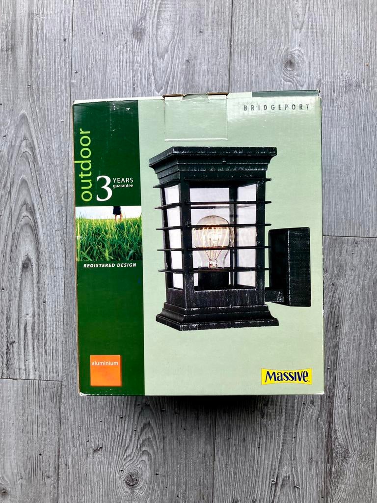 Massive buitenlamp, Minder dan 50 watt, Wandlamp, Nieuw, Ophalen of Verzenden