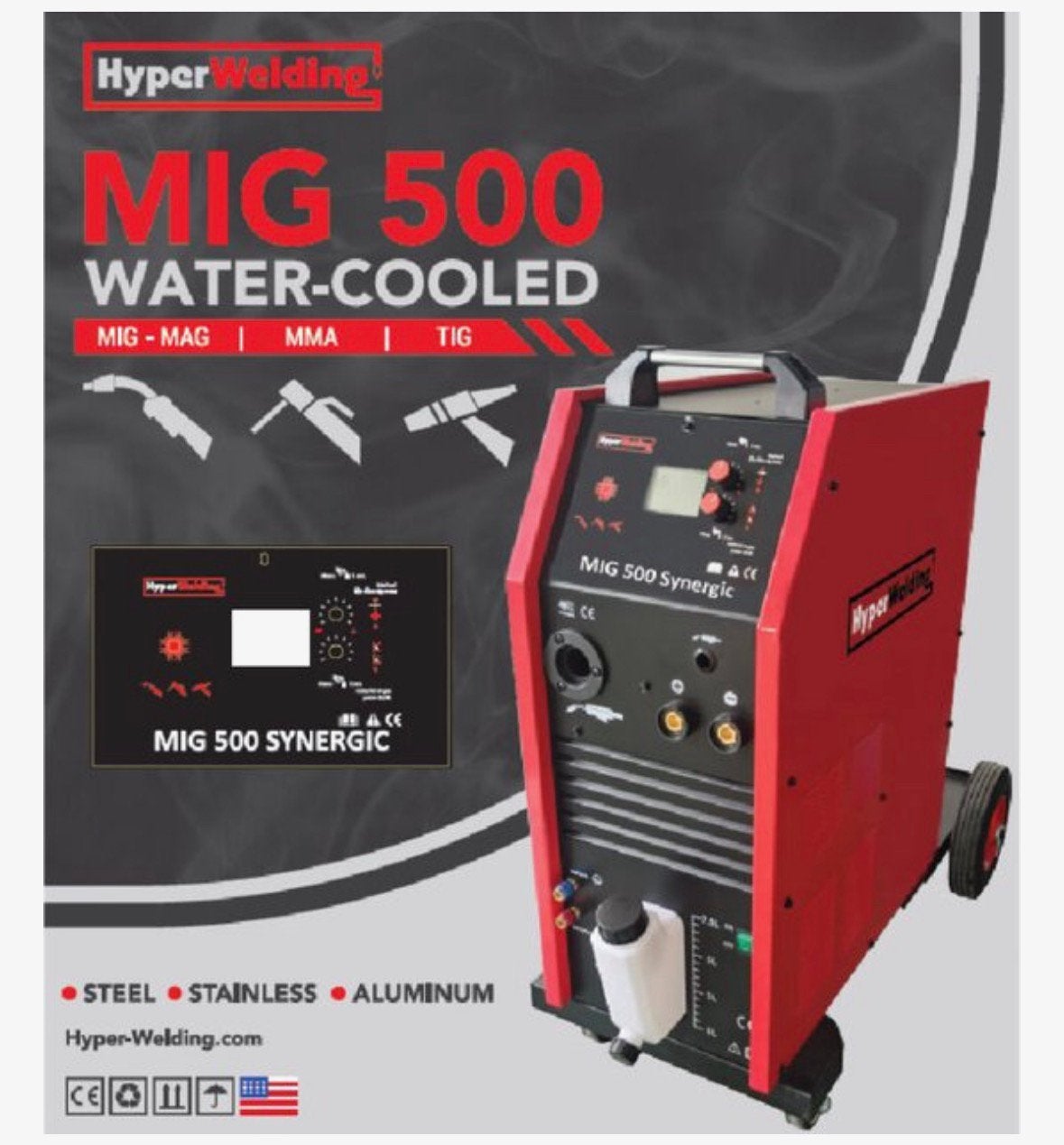 Hyperwelding mig-500 multi proces lasapparaat NIEUW, Ophalen, Nieuw, 250 ampère of meer, Tig
