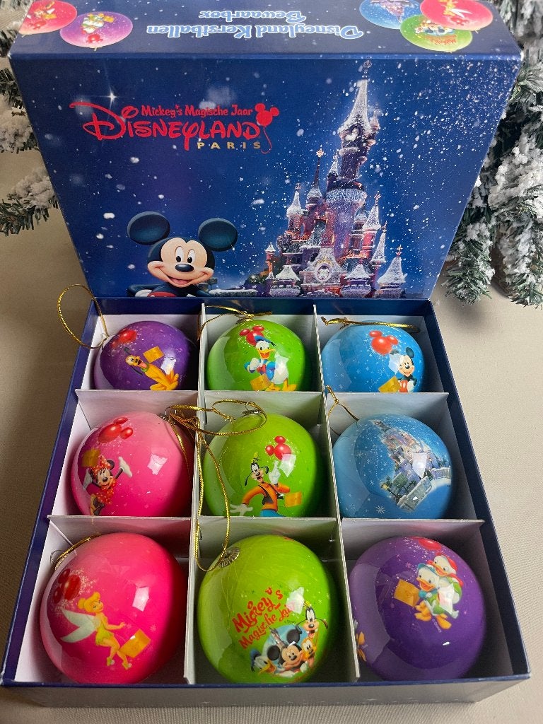 Disneyballen papier-maché in doos, Diversen, Ophalen of Verzenden, Zo goed als nieuw