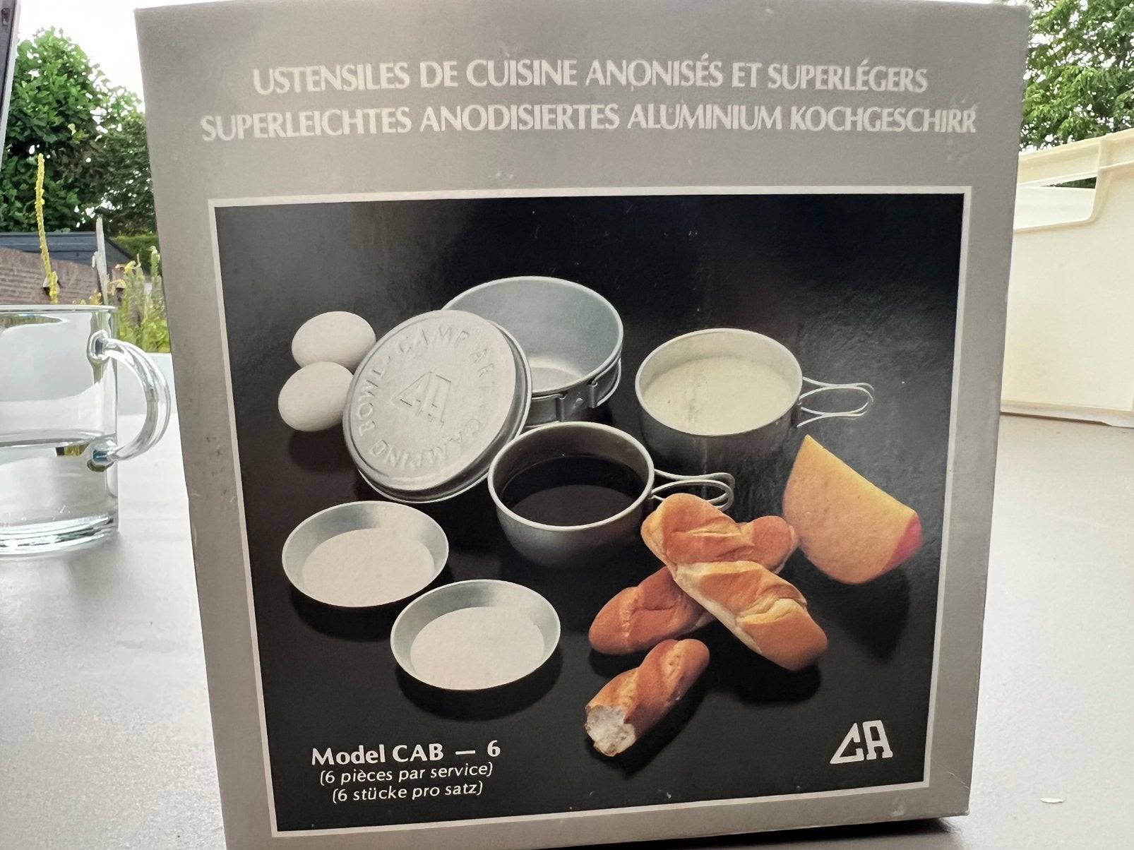 Camp Art Camping Bowl Set - Aluminium Servies- pannetjes, Caravans en Kamperen, Ophalen of Verzenden, Nieuw