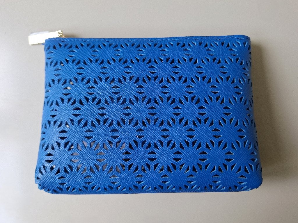 PVC make up tasje ESTÉE LAUDER, Sieraden, Tassen en Uiterlijk, Toilettassen, Ophalen of Verzenden, Nieuw, Blauw, Dame