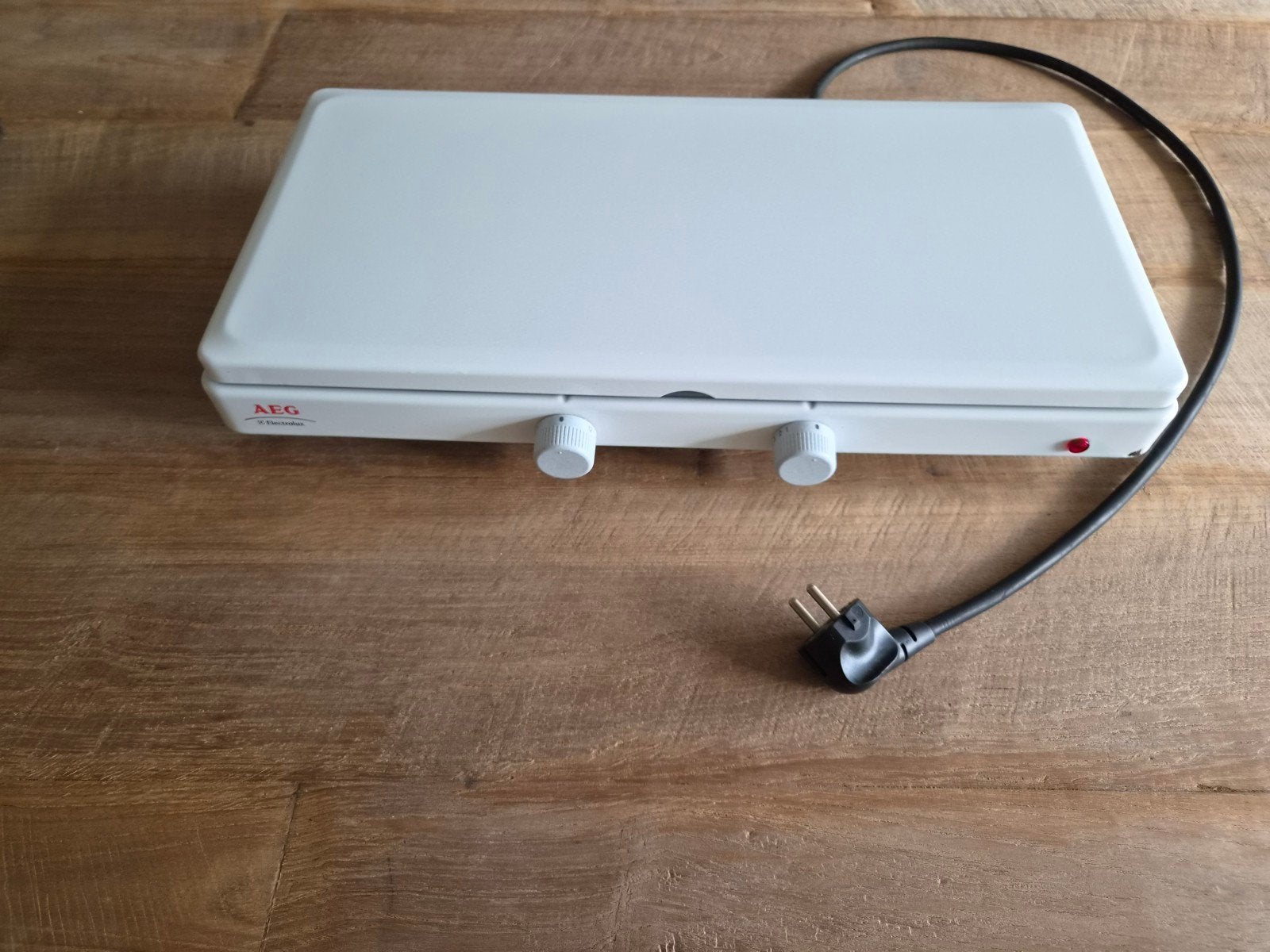 AEG 2-pits elektrische kookplaat, Ophalen, Vrijstaand, Elektrisch, 3 kookzones of minder