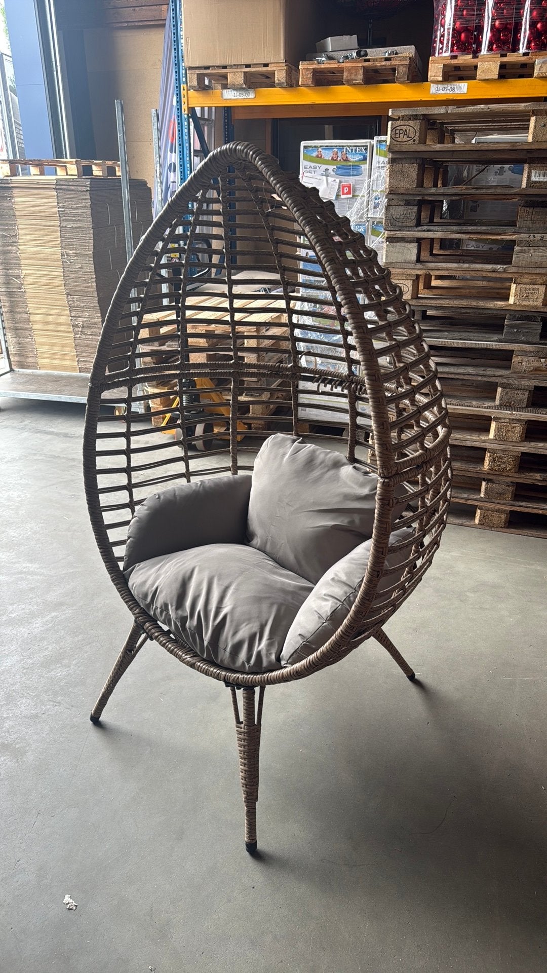Ei stoel nooit buiten geweest, Tuin en Terras, Ophalen, Zo goed als nieuw, Wicker
