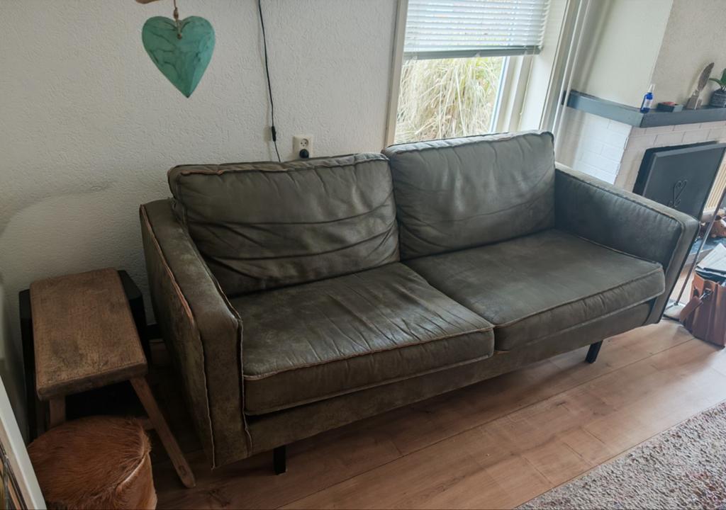 tweezitsbank, Gebruikt, 150 tot 200 cm, Tweepersoons, Ophalen of Verzenden