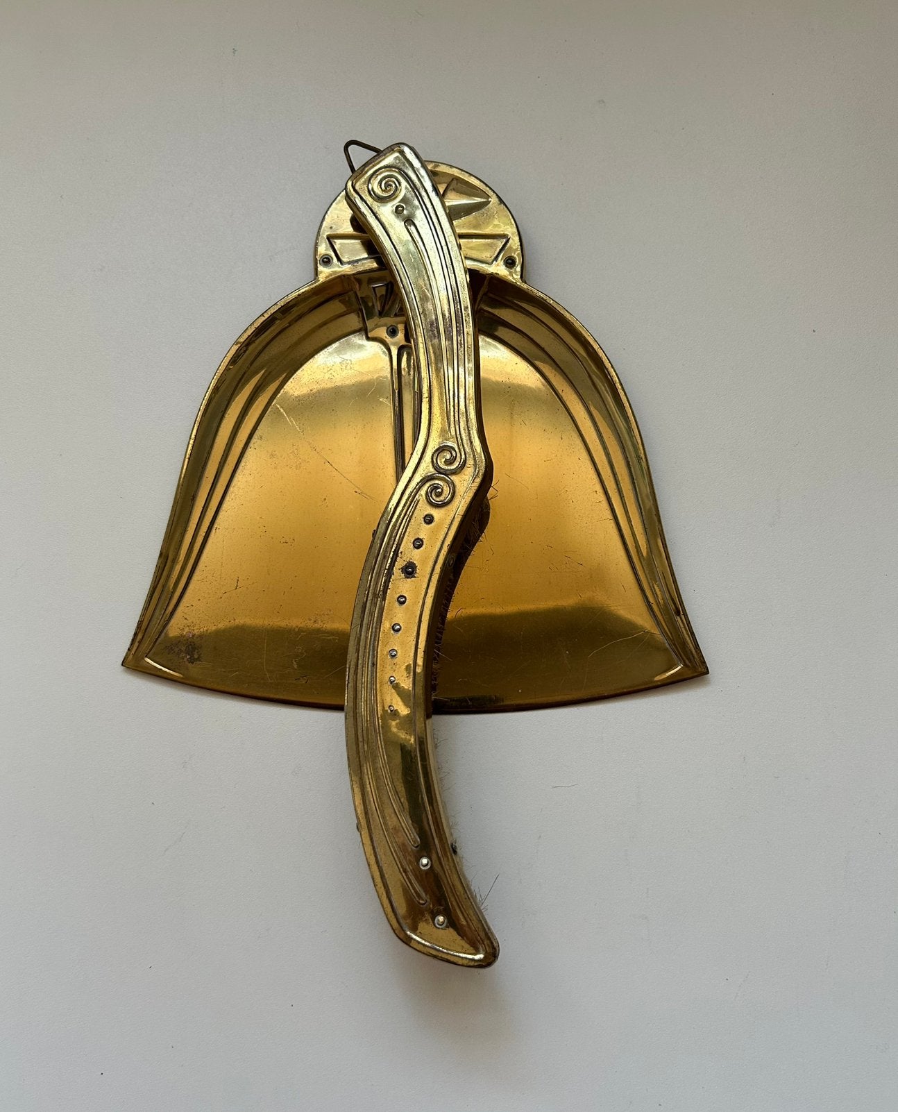 Art Deco messing veger en blik, Ophalen of Verzenden, Koper