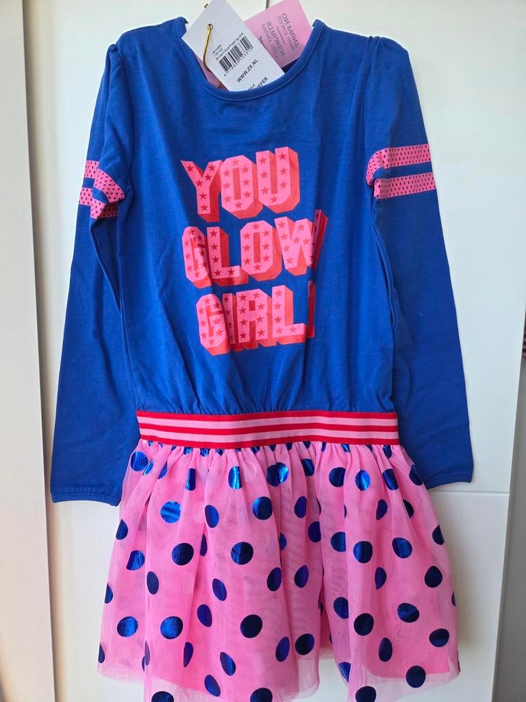 NIEUW Z8 Jurkje 'You Glow Girl' Maat 116/122, Meisje, Z8, Nieuw, Ophalen of Verzenden