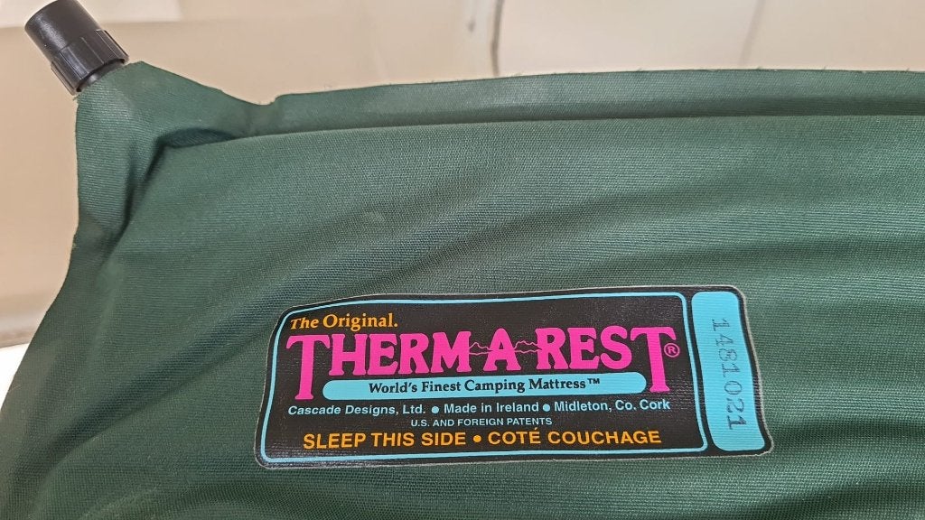2 x Thermarest slaapmat IZGS 65 cm br 190 cm lang 5 cm dik, Ophalen of Verzenden, Zo goed als nieuw, 1-persoons