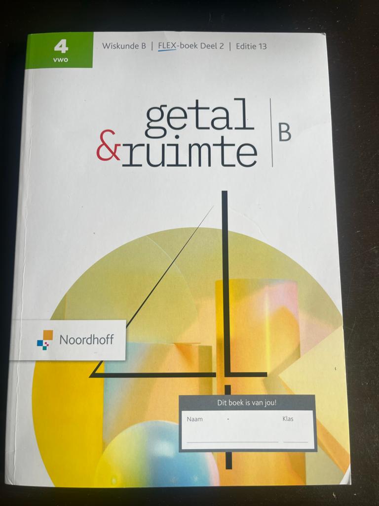 Wiskunde B FLEX-boek Deel 2 | Editie 13 | VWO 4, Boeken, Ophalen of Verzenden, Gelezen, VWO, Wiskunde B