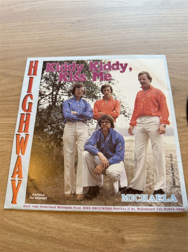 Highway - Kiddy Kiddy kiss me, Ophalen of Verzenden, Zo goed als nieuw, Nederlandstalig