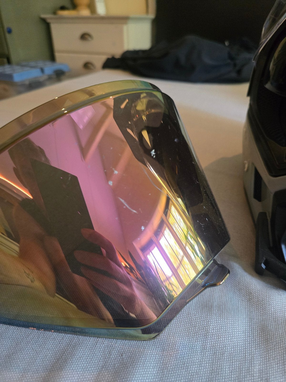Foto 6 van Course Drift Adventure Helm Nardo Grey (XL) + Spiegelvizier