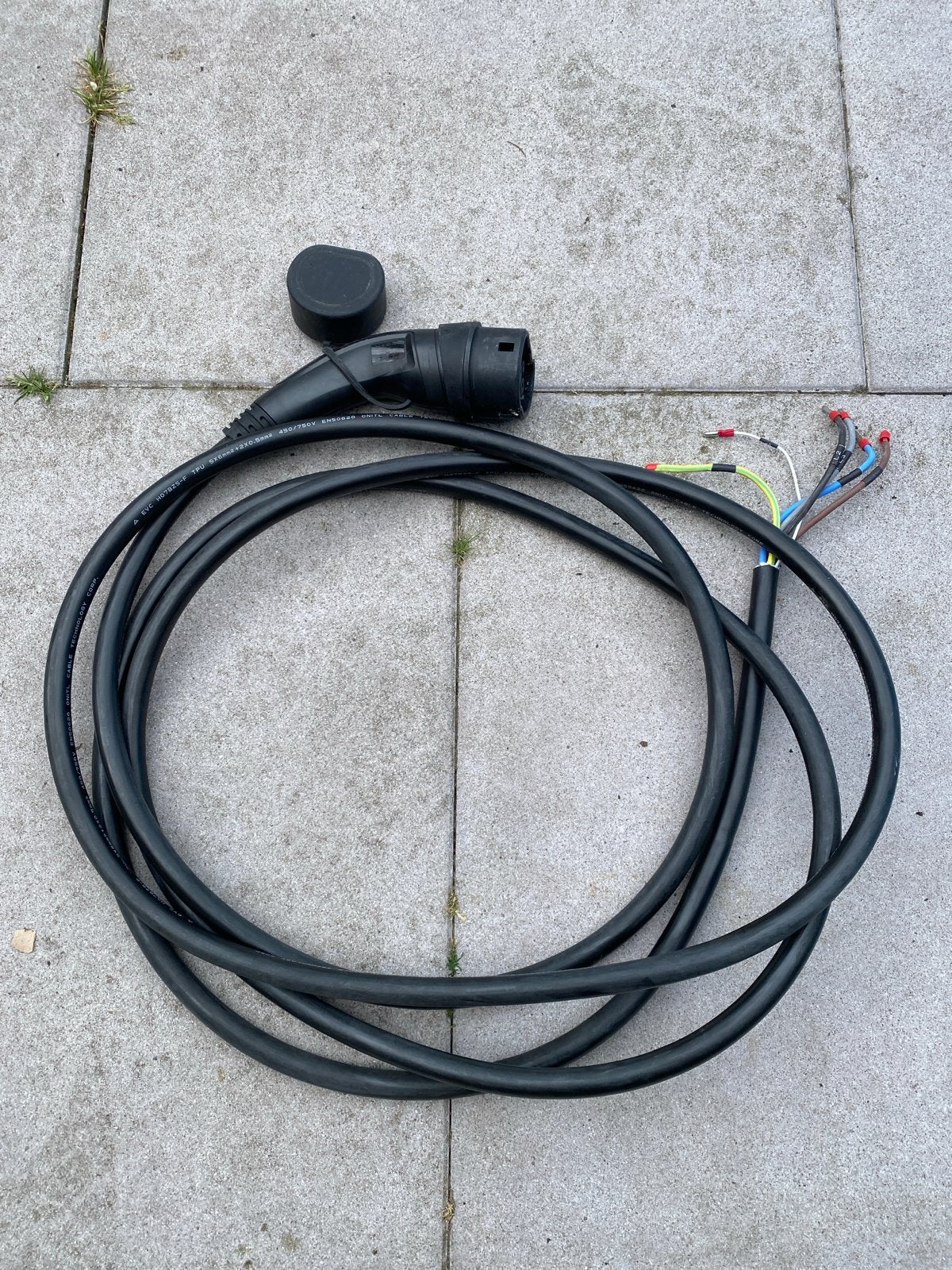 3 Fase Type 2 Vaste Laadkabel - Ideaal voor Thuislaadpunt, Ophalen of Verzenden, Nieuw, Laadkabel