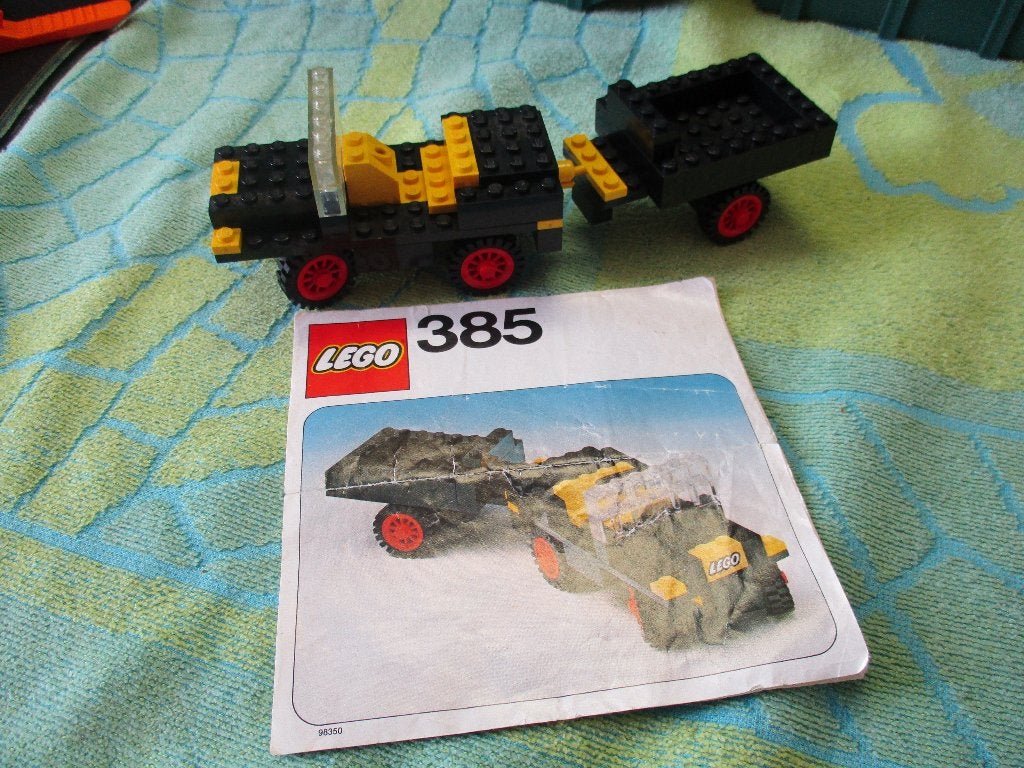lego Set 385 Jeep met stuur, Kinderen en Baby's, Speelgoed | Duplo en Lego, Ophalen of Verzenden, Gebruikt, Complete set, Lego