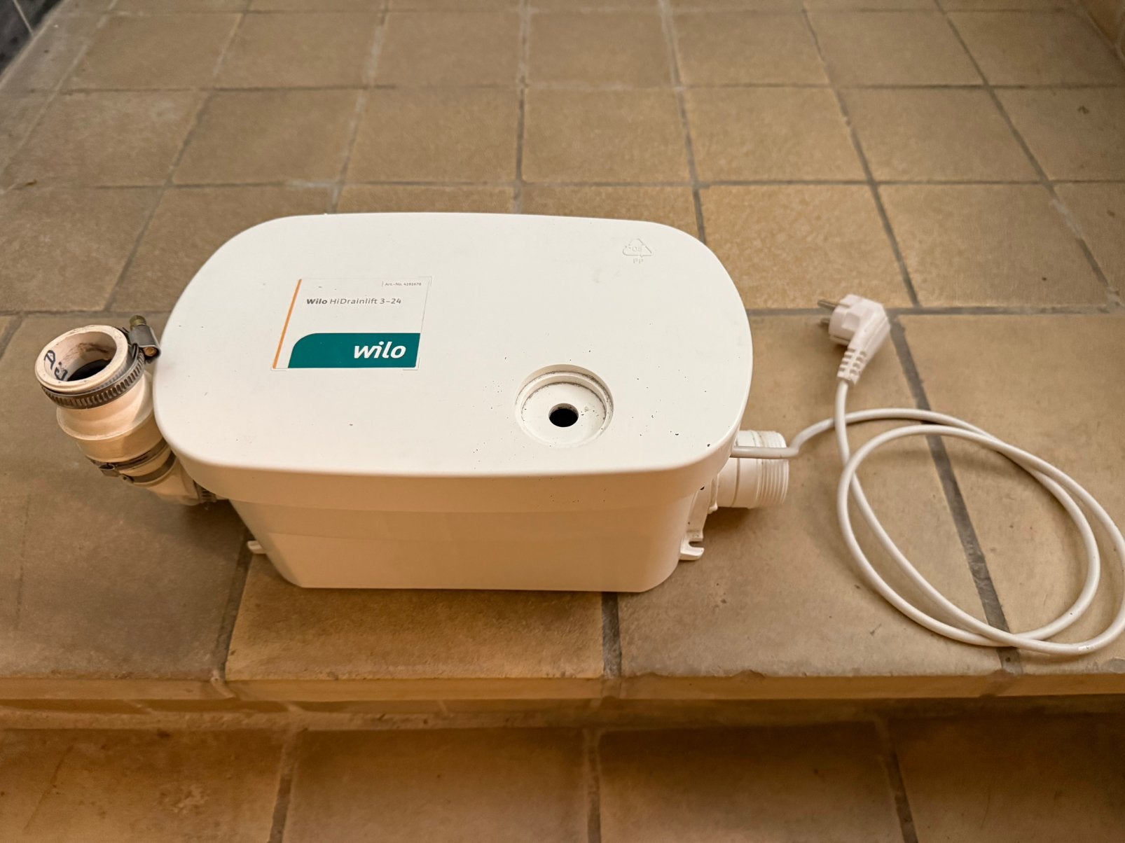 Broyeur - Wilo HiDrainlift 3-24 – vuilwaterpomp / opvoerpomp, Ophalen of Verzenden, Gebruikt, Elektrisch, Overige typen