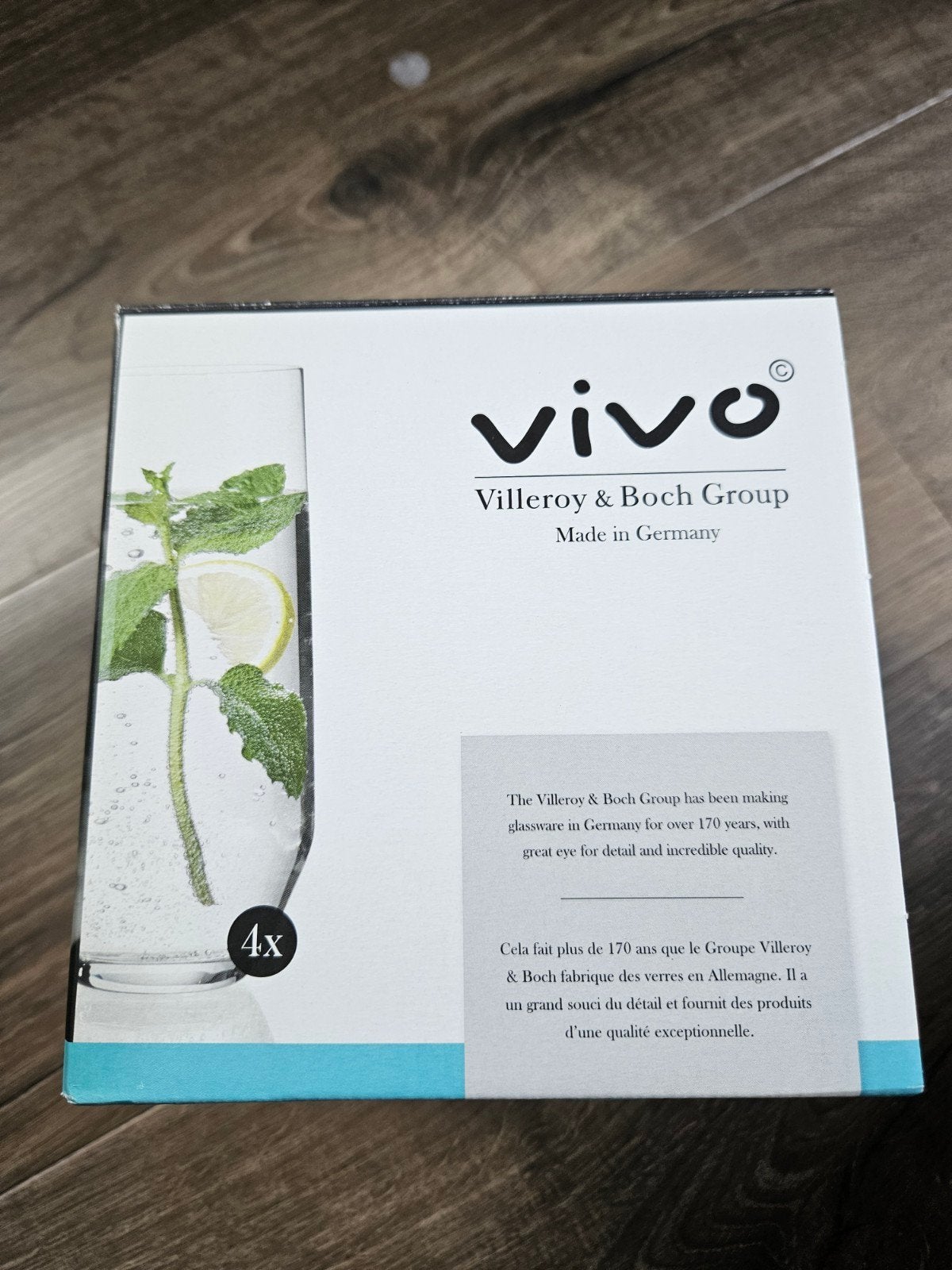 Villeroy & Boch vivo longdrinkglazen, Ophalen of Verzenden, Nieuw, Porselein, Overige stijlen