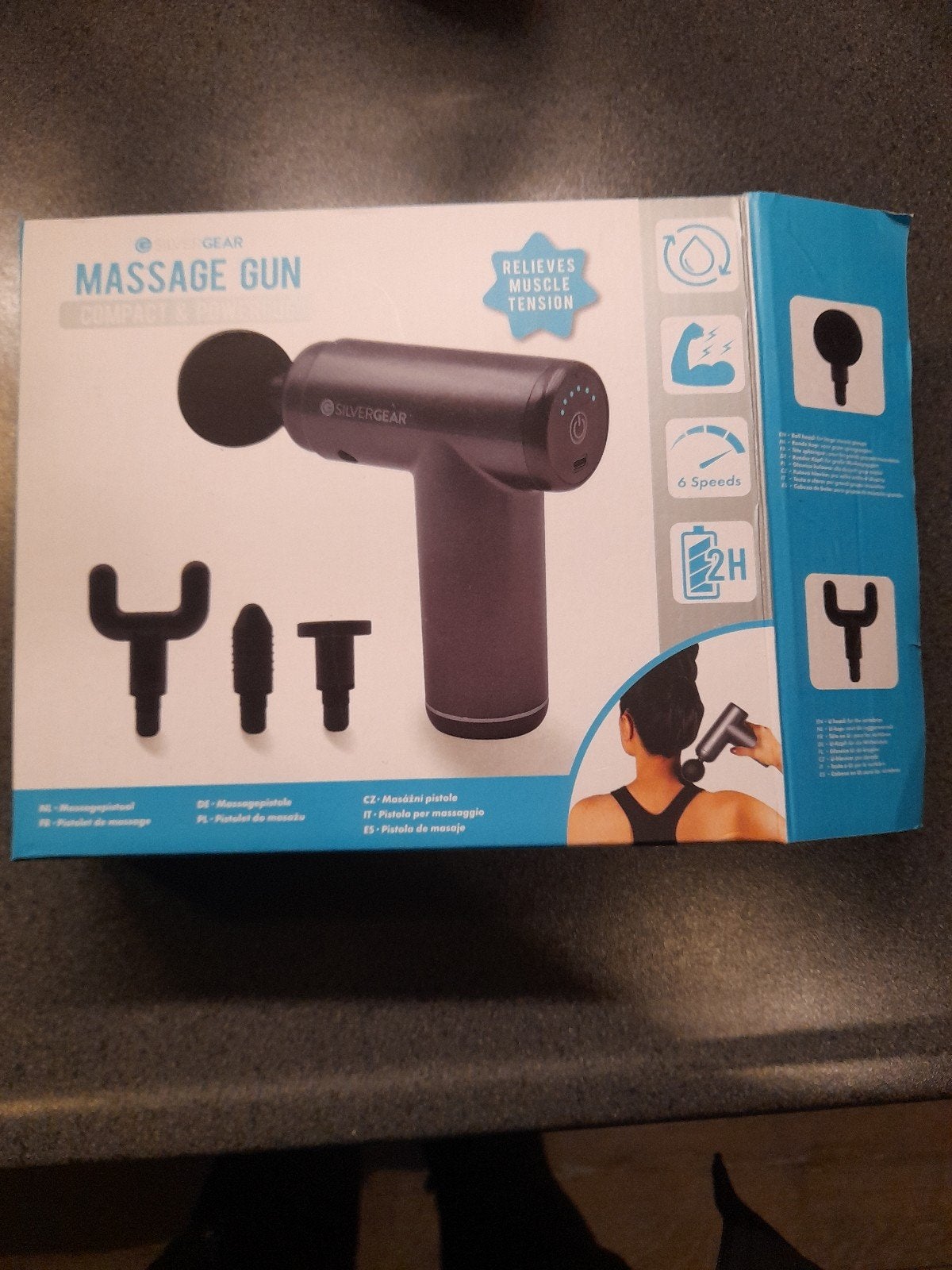 Silvergear Massage Gun - Compact & Krachtig, Ophalen of Verzenden, Nieuw, Apparaat