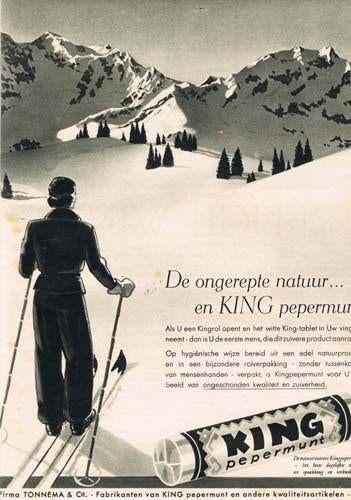 KING/Tonnema & Cie - Advertentie uit Tijdschrift 1938, Ophalen of Verzenden, 1920 tot 1940, Knipsel(s)