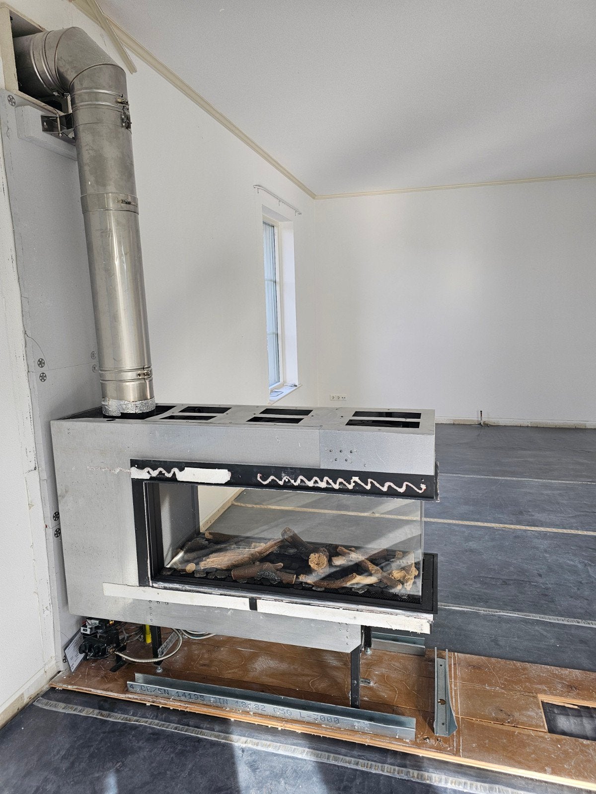 Faber Aspect L RD Gaskachel - Modern en Sfeervol, Ophalen, Gebruikt, Inbouwhaard, Gashaard