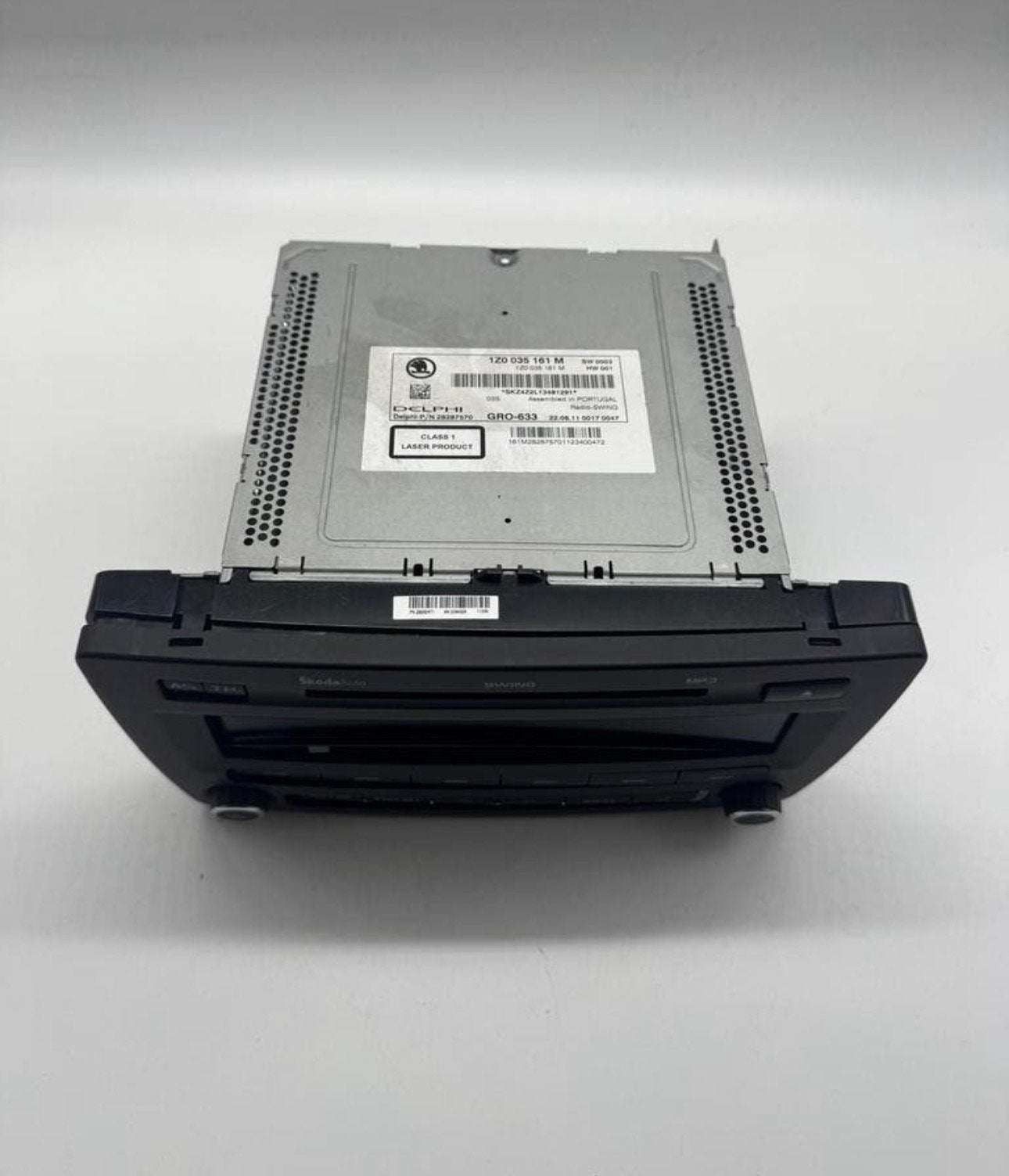 Skoda Origineel Radio CD Speler SWING OEM 1Z0 035 161 M, Auto diversen, Autoradio's, Ophalen of Verzenden, Gebruikt
