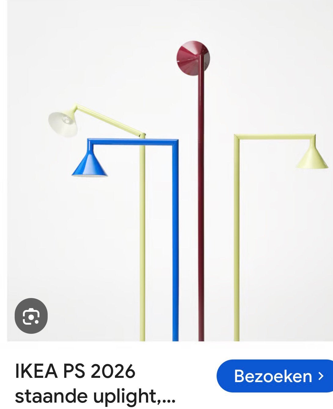 Ikea ps 2026 lamp, Ophalen of Verzenden, Zo goed als nieuw, Minder dan 100 cm