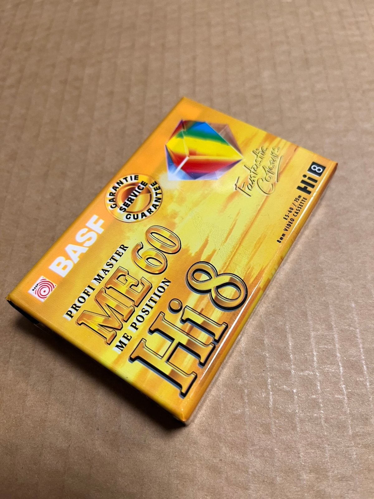8x basf ME60 profi master Hi8 cassettes nieuw, Ophalen of Verzenden, Hi 8, (Video)band