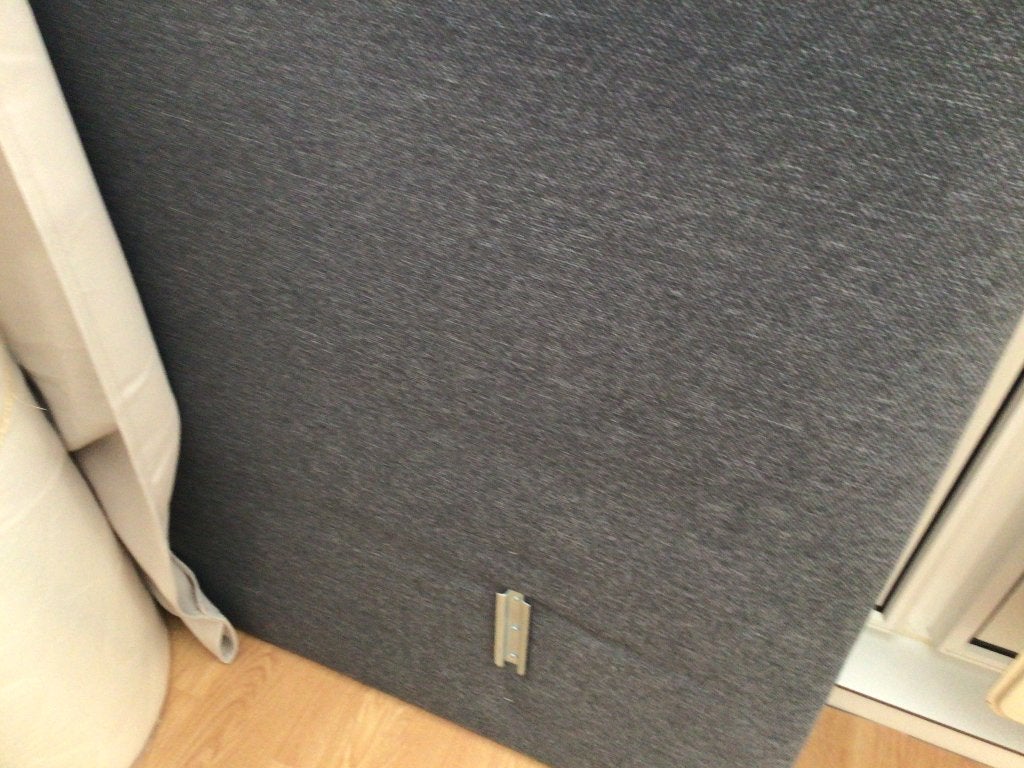 Boxspring grijs 1.20 bij 2.00, Ophalen, Gebruikt, Twijfelaar, 120 cm
