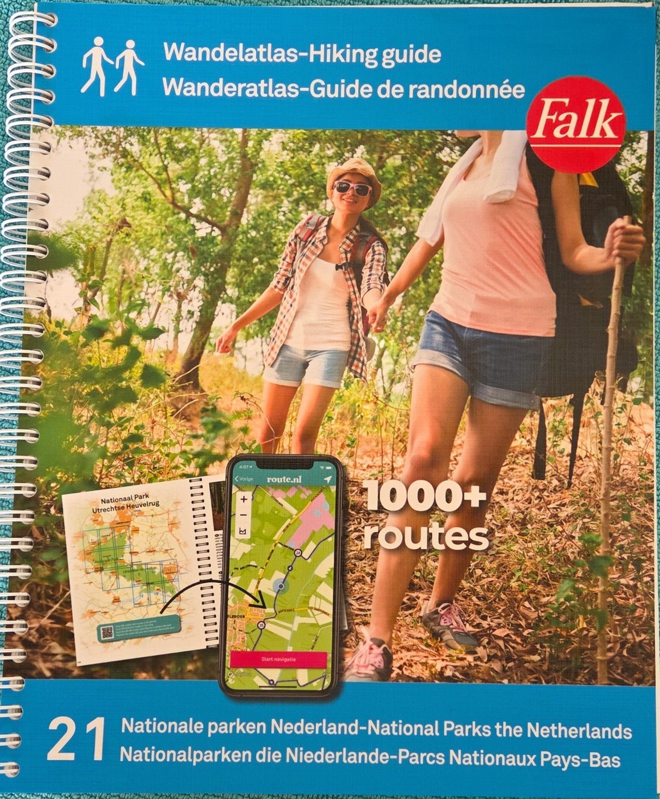 Falk Wandelatlas Nationale Parken Nederland, Overige merken, Fiets- of Wandelgids, Nieuw, Ophalen of Verzenden