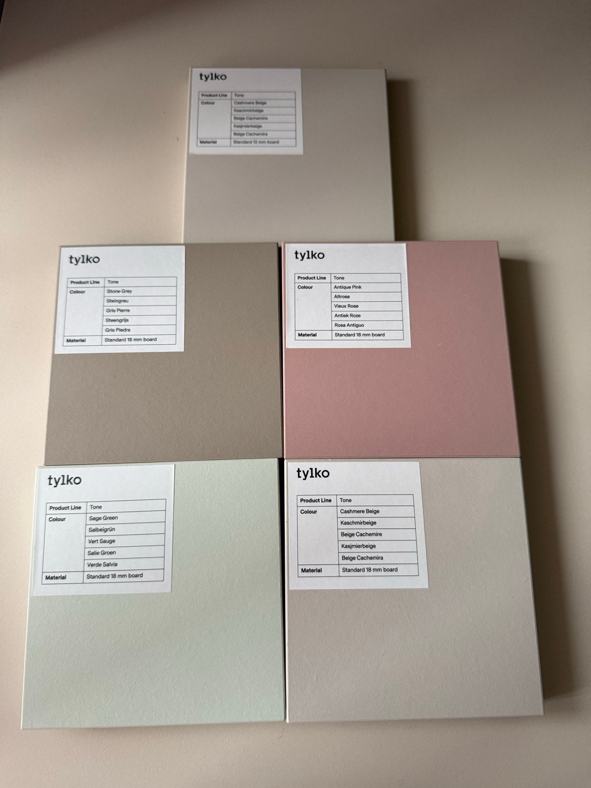 Tylko Original Modern Stalen (4 kleuren, 5 stuks), Ophalen of Verzenden, Zo goed als nieuw