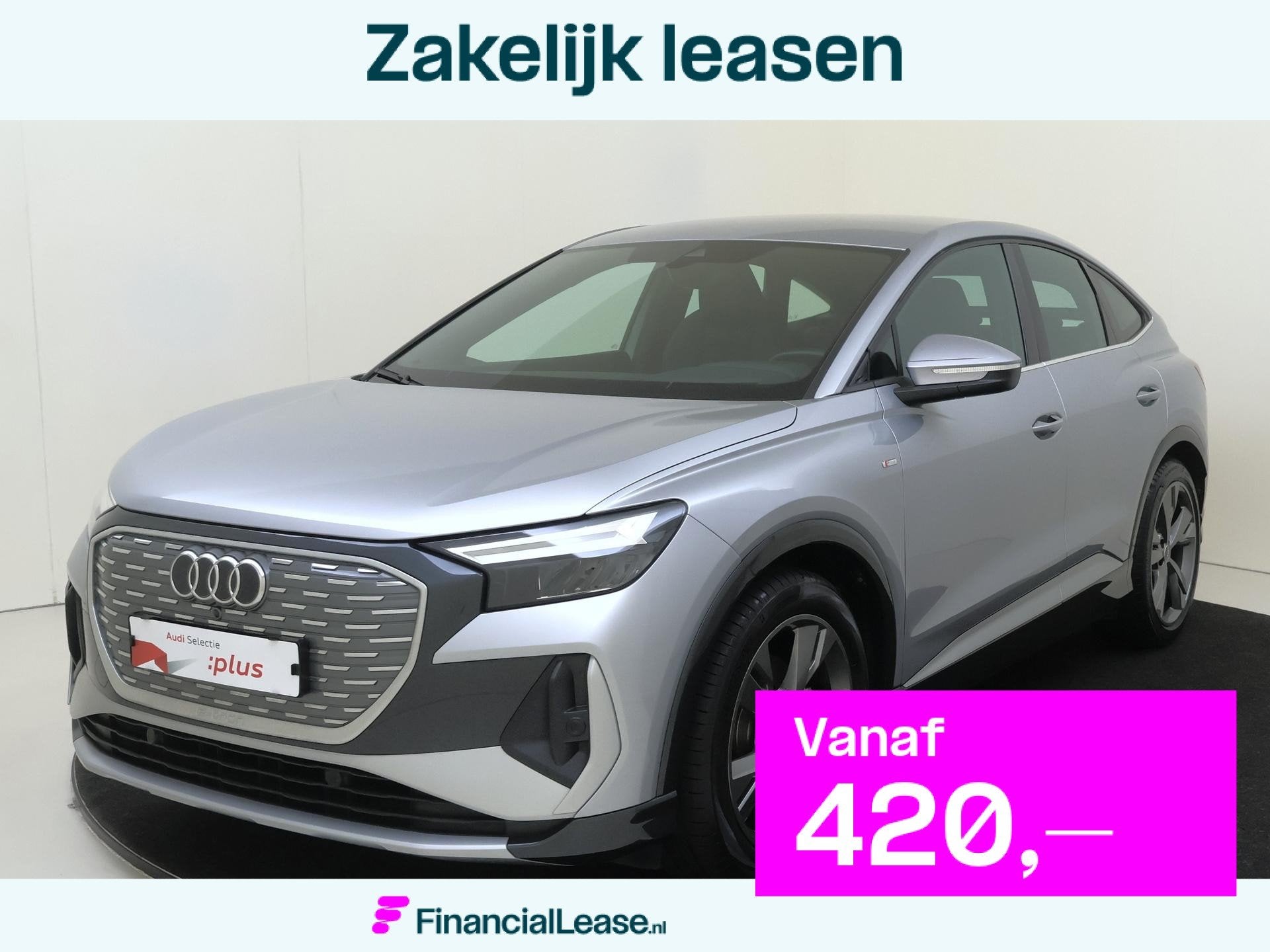 Audi Q4 Sportback e-tron 35 S edition 55 kWh | Head-up displ, Automaat, 12 maanden, Achterwielaandrijving, Gebruikt