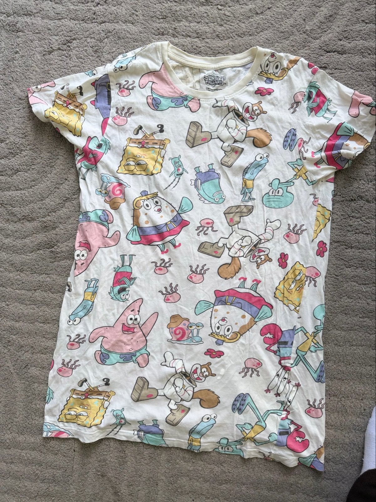 Spongebob Squarepants pijamajurk- Maat S Primark, Ophalen of Verzenden, Zo goed als nieuw, Maat 36 (S)