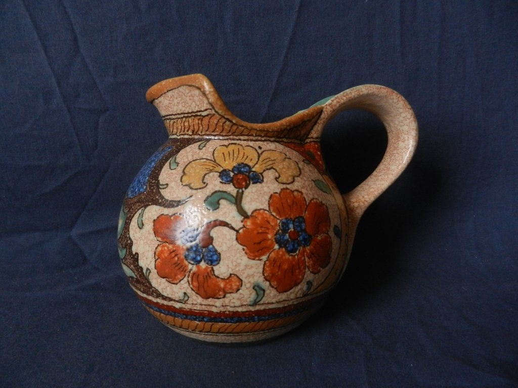 Aardewerk plateel kan decor Annetta Kon. Zuid Holland Gouda, Antiek en Kunst, Antiek | Keramiek en Aardewerk, Ophalen of Verzenden