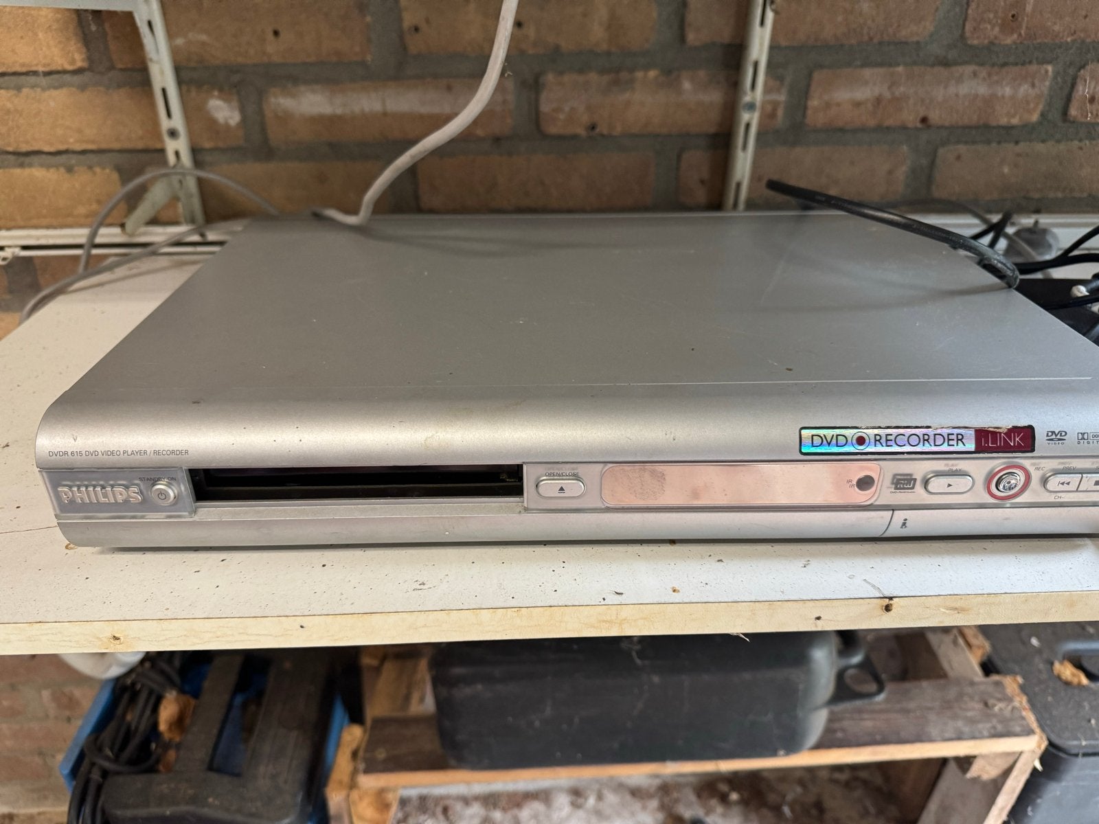 Philips DVDR 615 DVD Video Player / Recorder, Ophalen of Verzenden, Gebruikt, Dvd-recorder, Philips