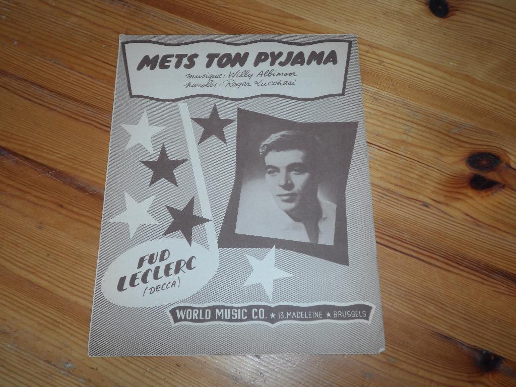 Mets ton pyama - willy albimoor / roger lucchesi, Muziek en Instrumenten, Gebruikt, Gitaar, Ophalen of Verzenden, Artiest of Componist