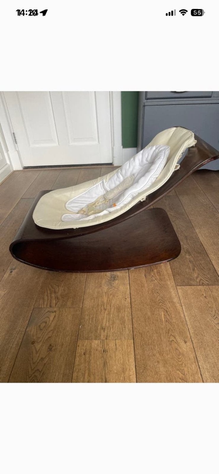 Bloom fresco chrome wipstoel lounger, Kinderen en Baby's, Ophalen, Zo goed als nieuw, Verstelbaar
