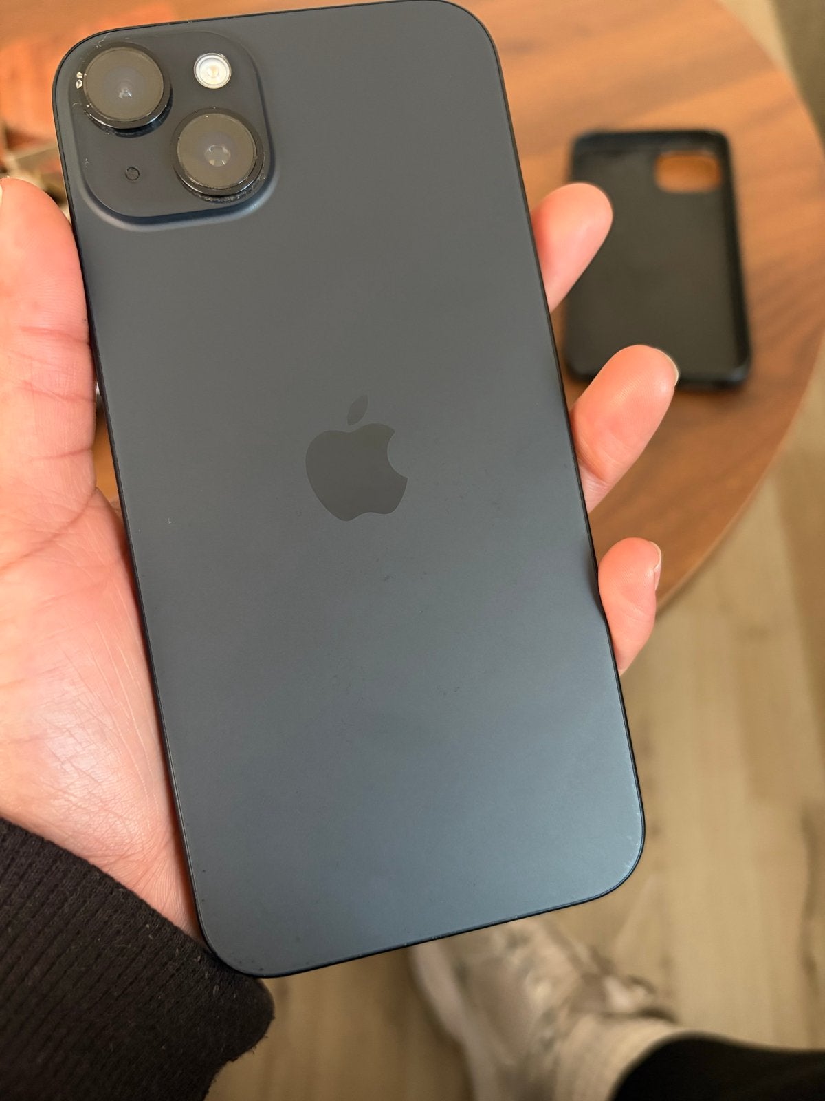 Zwarte iPhone 15 Plus - Zo goed als nieuw!, Telecommunicatie, Mobiele telefoons | Apple iPhone, Ophalen, 128 GB, Zwart, Zo goed als nieuw