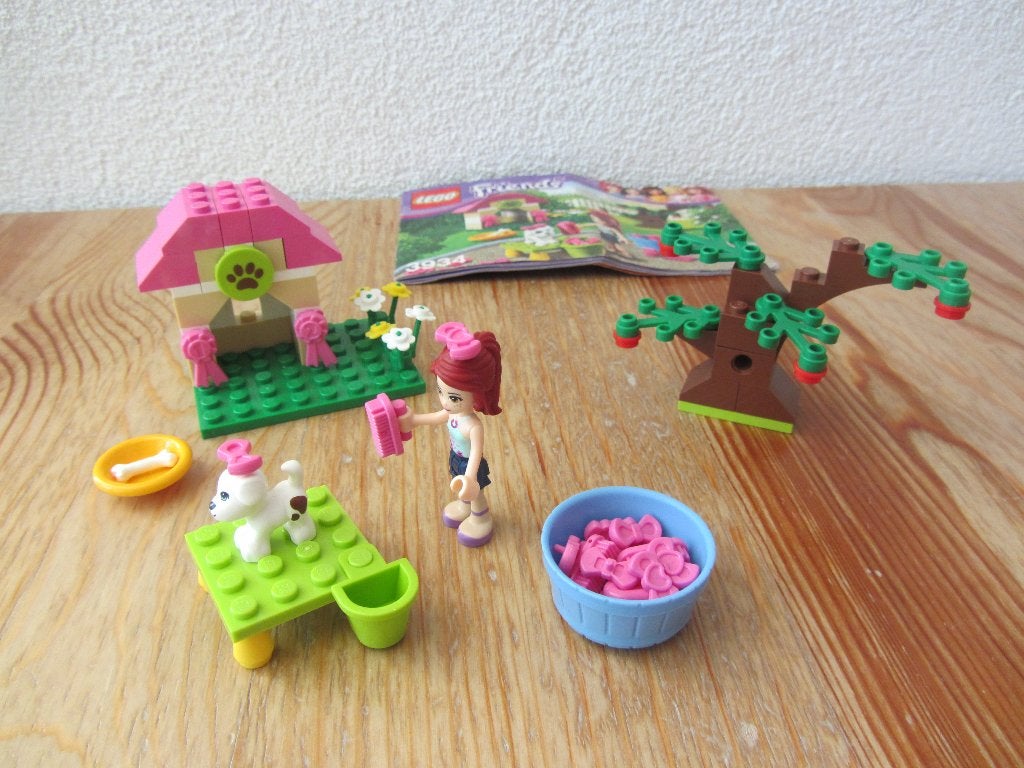 Lego Friends 3934 Mia's puppyhuis, Ophalen of Verzenden, Gebruikt, Lego