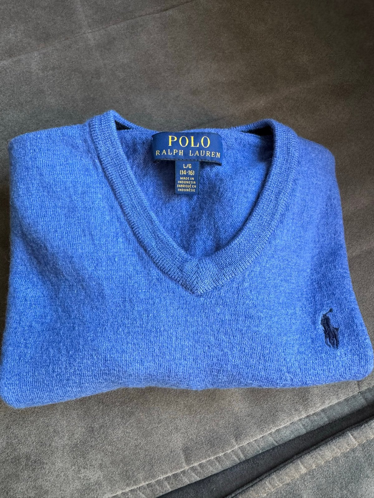 Polo Ralph Lauren trui blauw (kinder/tiener), Kinderen en Baby's, Ophalen of Verzenden, Nieuw, Jongen